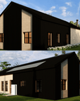 Innovative Living Design Single Family Home -1,290 ft² - 3 Bedrooms Bungalow