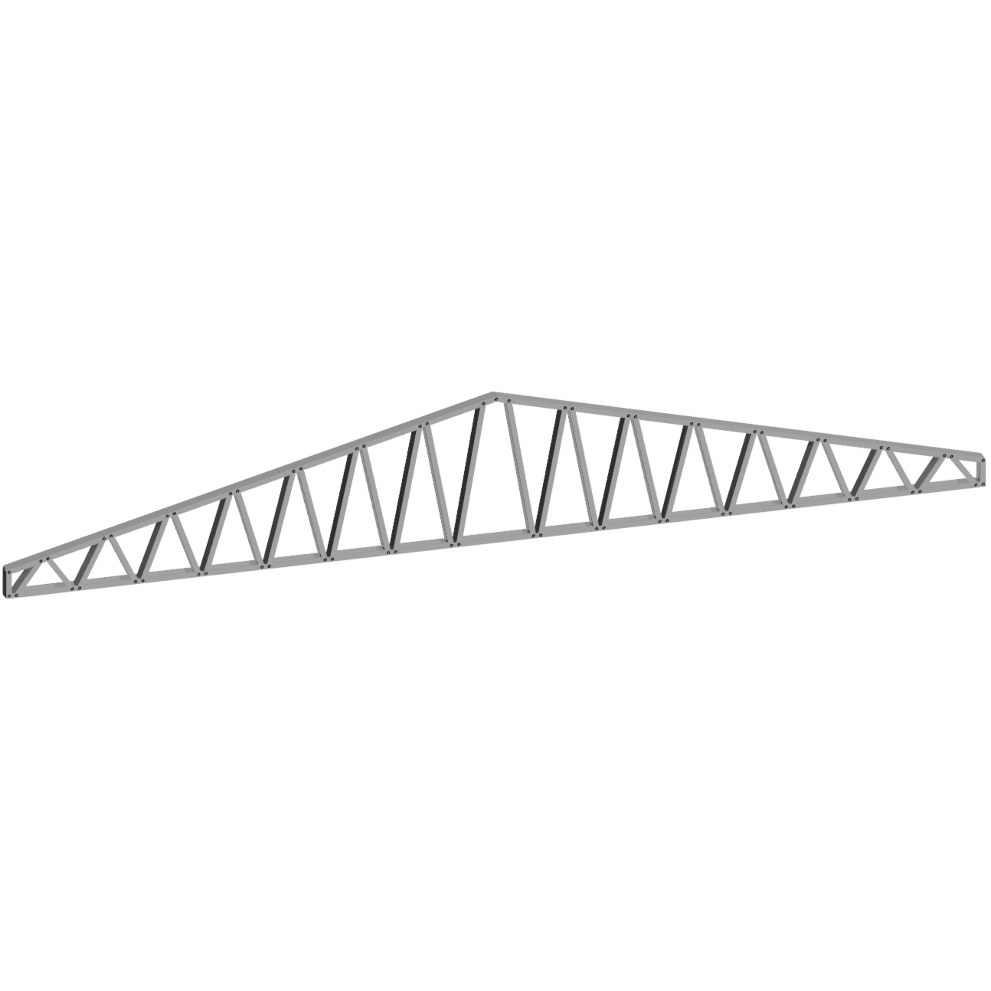 Innovative Living Design 3.5 inch Roof Truss - 22ft Long - 3/12 Pitch - Ga. 20, Grade 50 Galvanized Steel