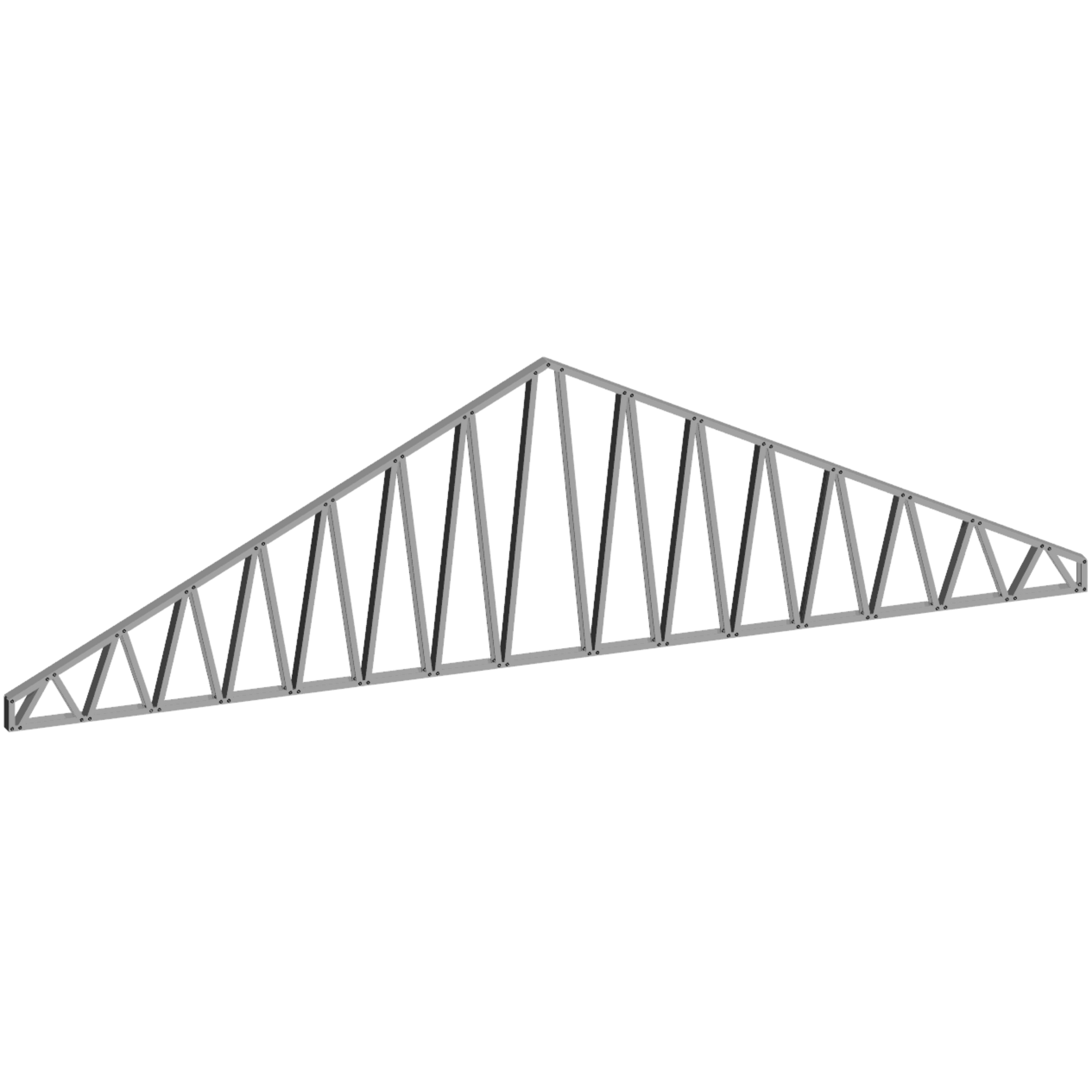 Innovative Living Design 3.5 inch Roof Truss - 22ft Long - 6/12 Pitch - Ga. 20, Grade 50 Galvanized Steel