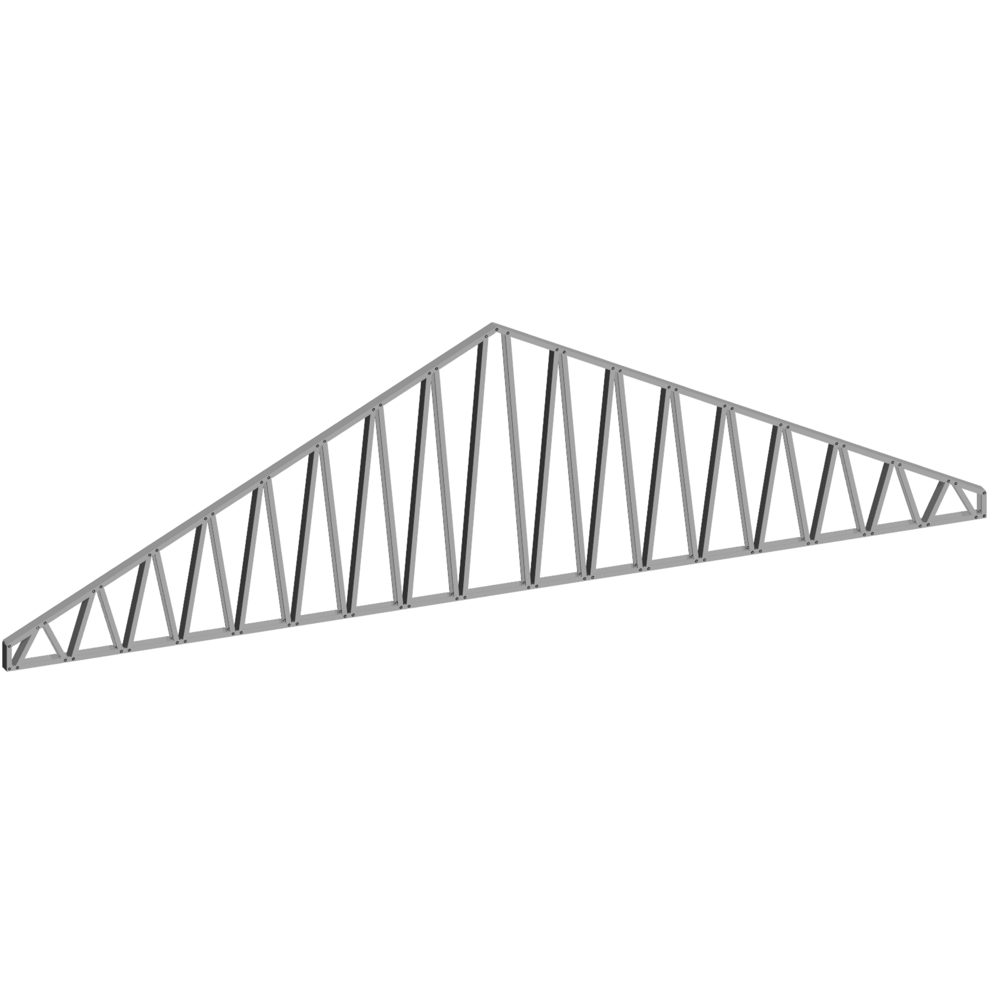 Innovative Living Design 3.5 inch Roof Truss - 24ft Long - 6/12 Pitch - Ga. 20, Grade 50 Galvanized Steel