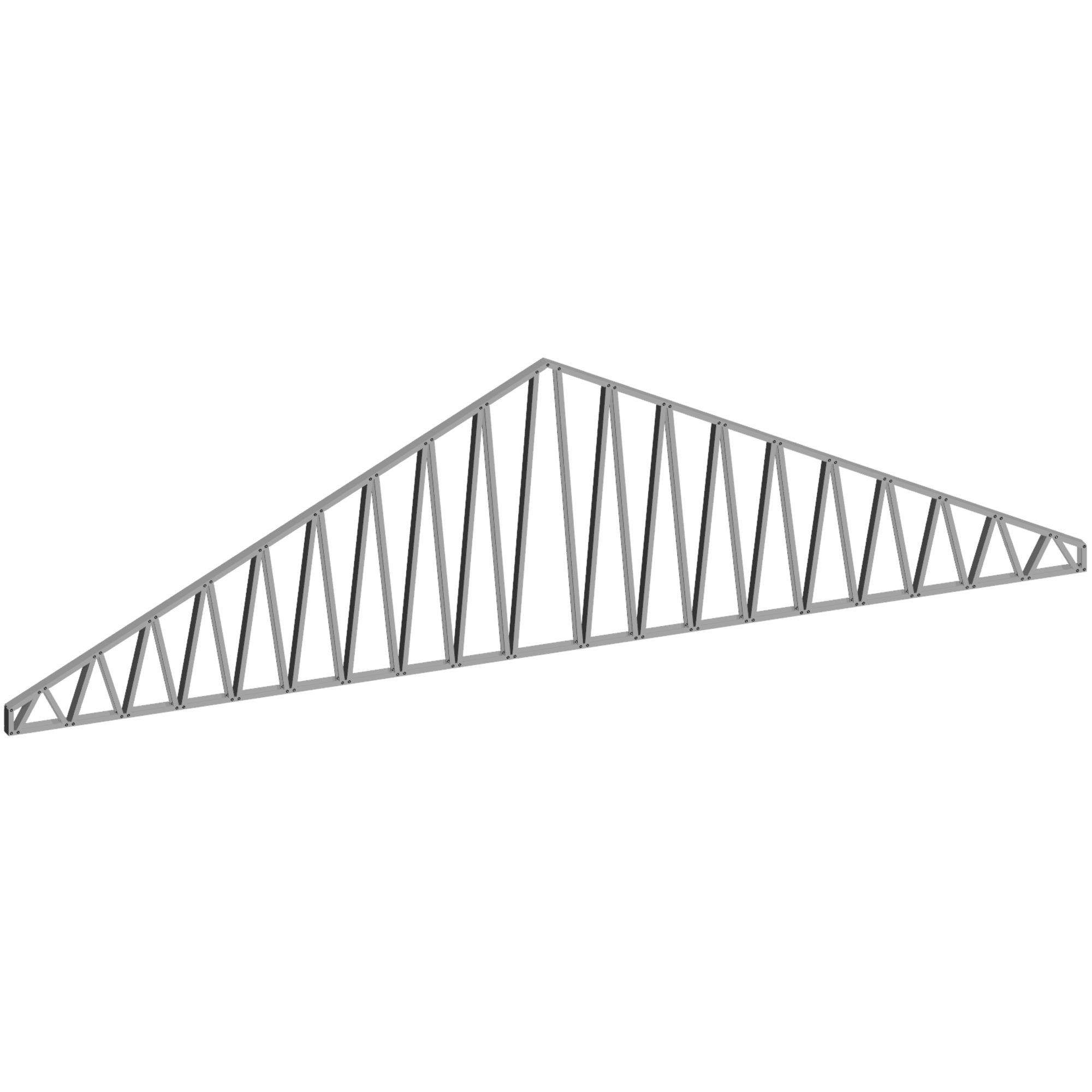 Innovative Living Design 3.5 inch Roof Truss - 26ft Long - 6/12 Pitch - Ga. 20, Grade 50 Galvanized Steel