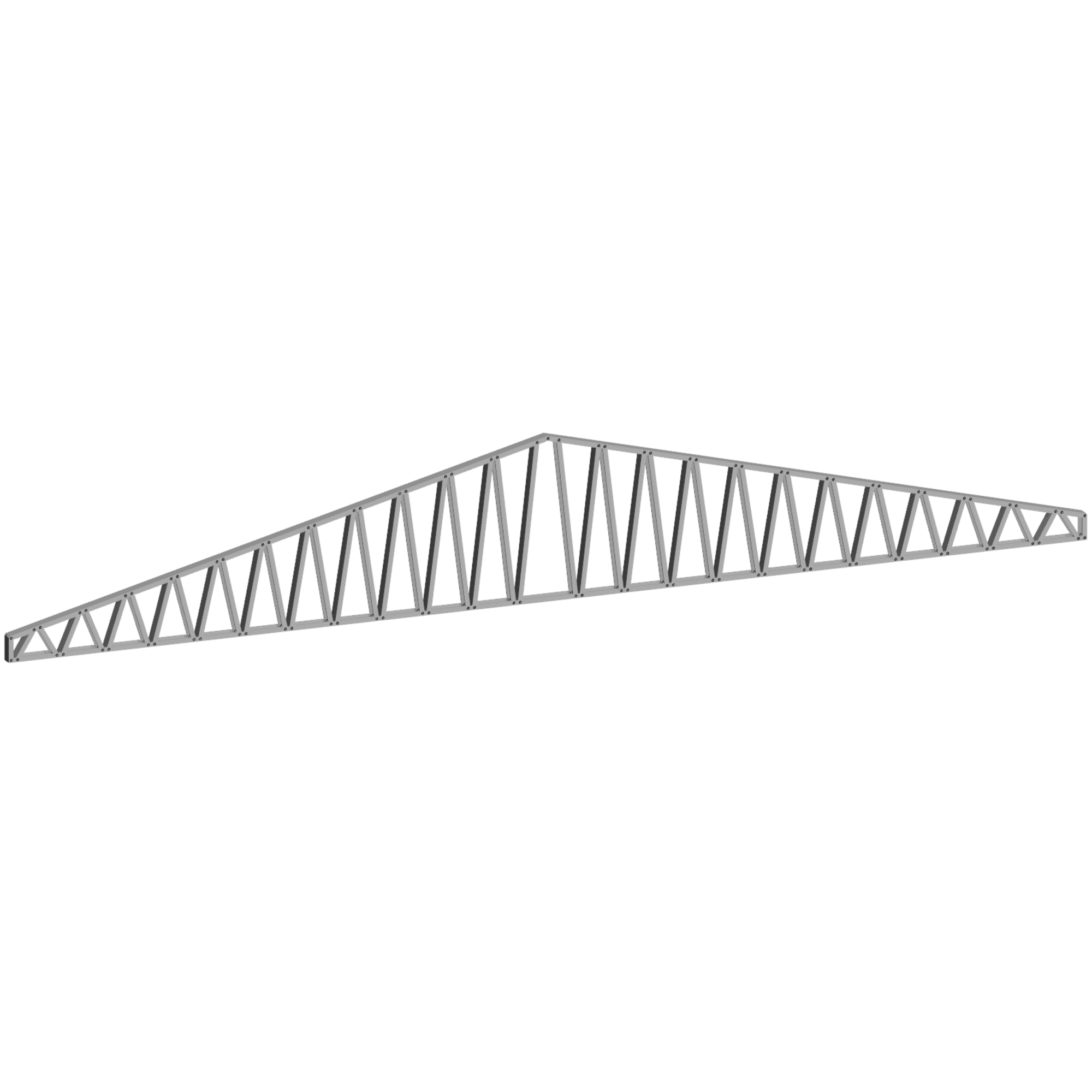 Innovative Living Design 3.5 inch Roof Truss - 28ft Long - 3/12 Pitch - Ga. 20, Grade 50 Galvanized Steel