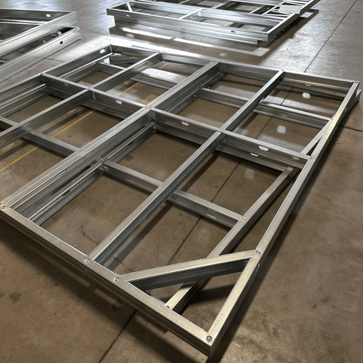 Panelized Items 10x10' DIY Steel Shed Kit (8’ Walls) — Panelized or Full Assembly Kit ...