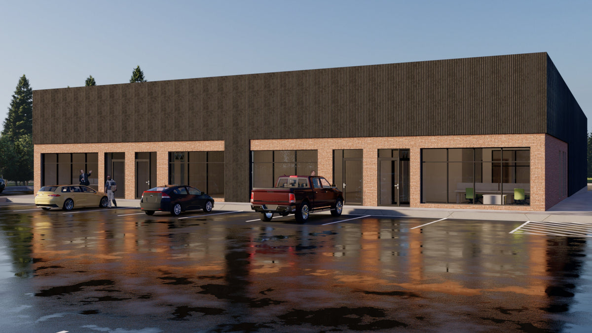 Eco Structure light steel frame building render