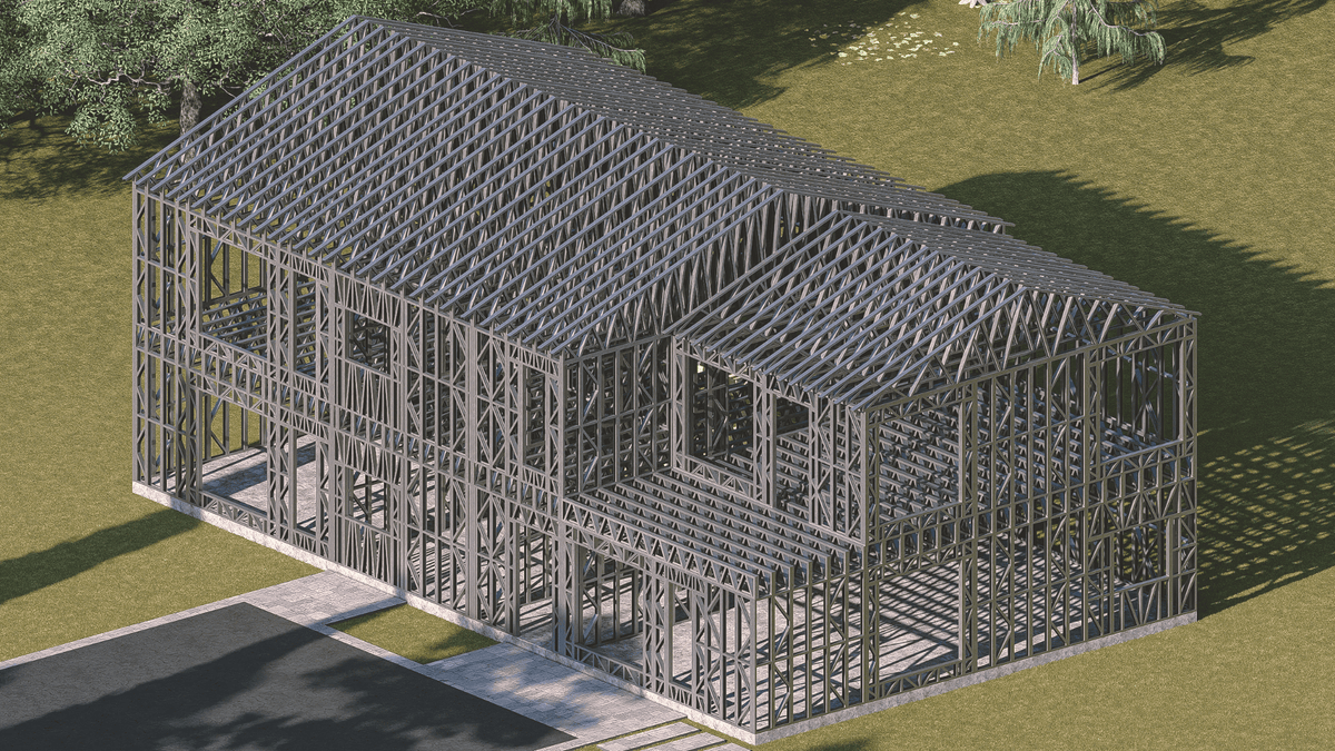 Light Steel Modular Panel Eco Structure | Prefab Light Steel Frame Kits Construction