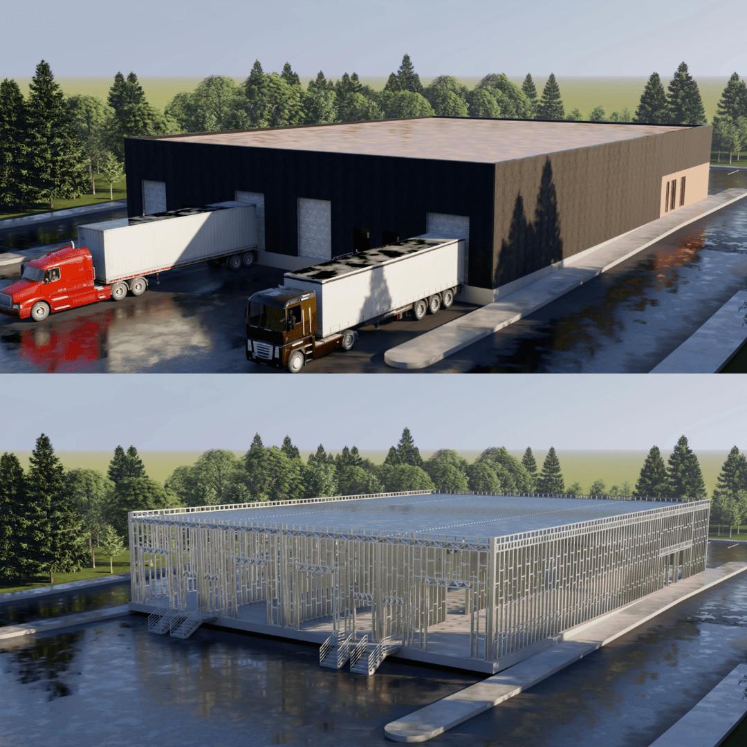 Innovative Living Design Industrial Building - 14,287 ft² - 20 ft Ceiling Height