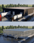 Innovative Living Design Industrial Building - 14,287 ft² - 20 ft Ceiling Height