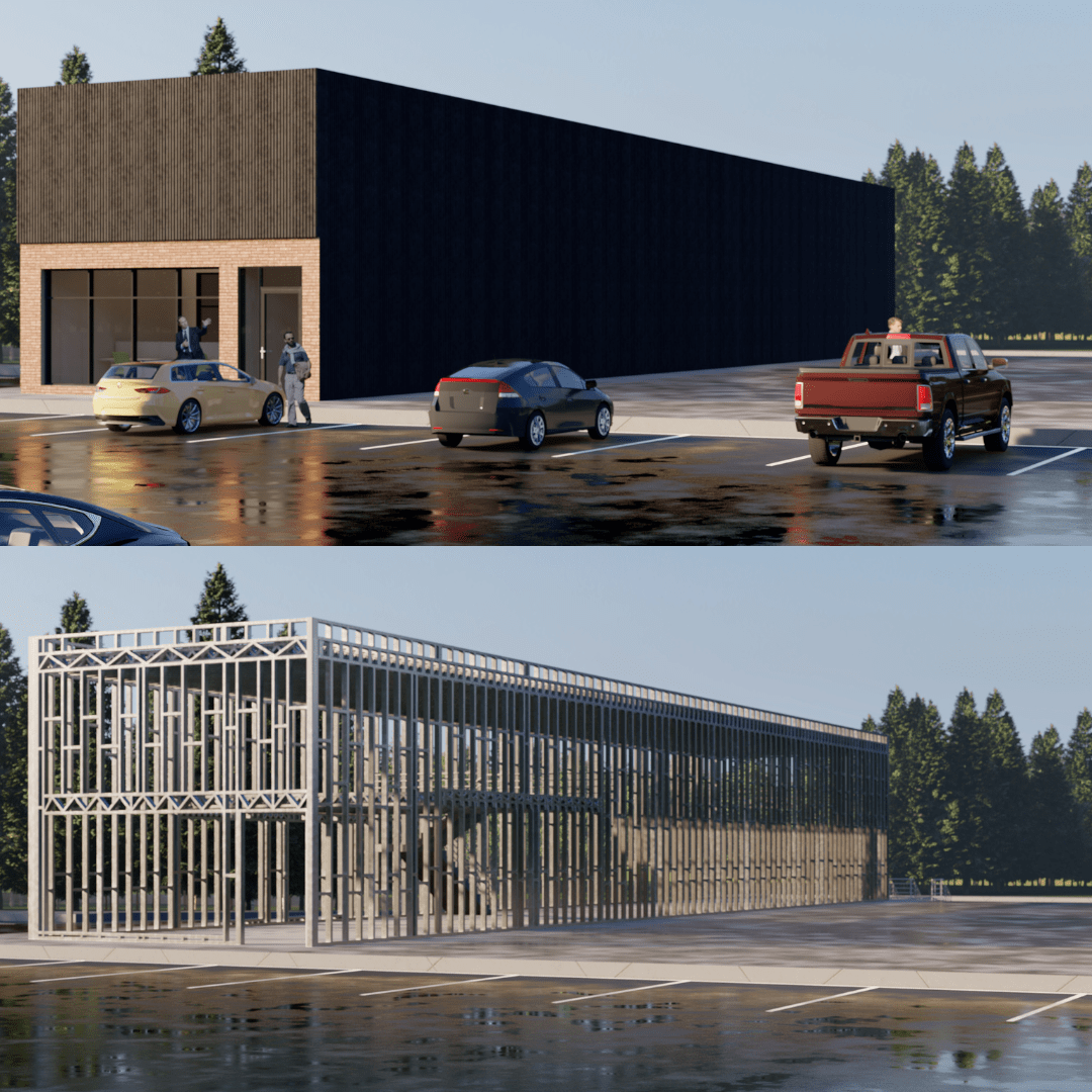 Édifice industriel - 3,572 pi² - Hauteur du plafond de 20 pi – Eco ...