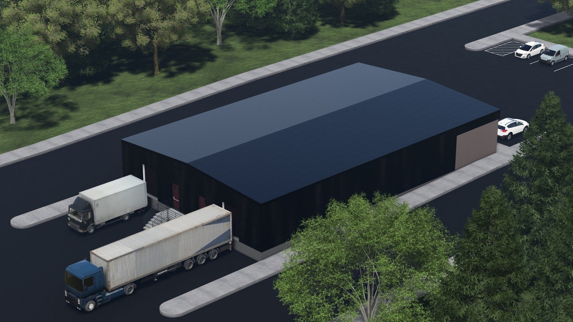 Innovative Living Design Industrial Building - 6,000 ft² - 12 ft Ceiling Height