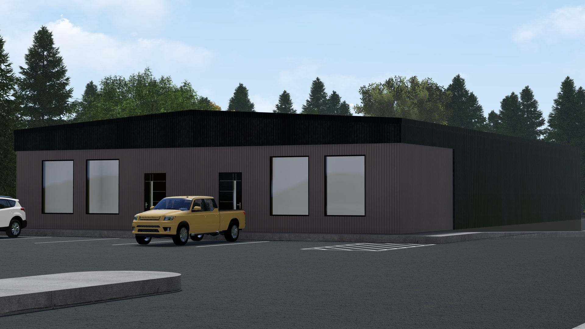 Innovative Living Design Industrial Building - 6,000 ft² - 12 ft Ceiling Height