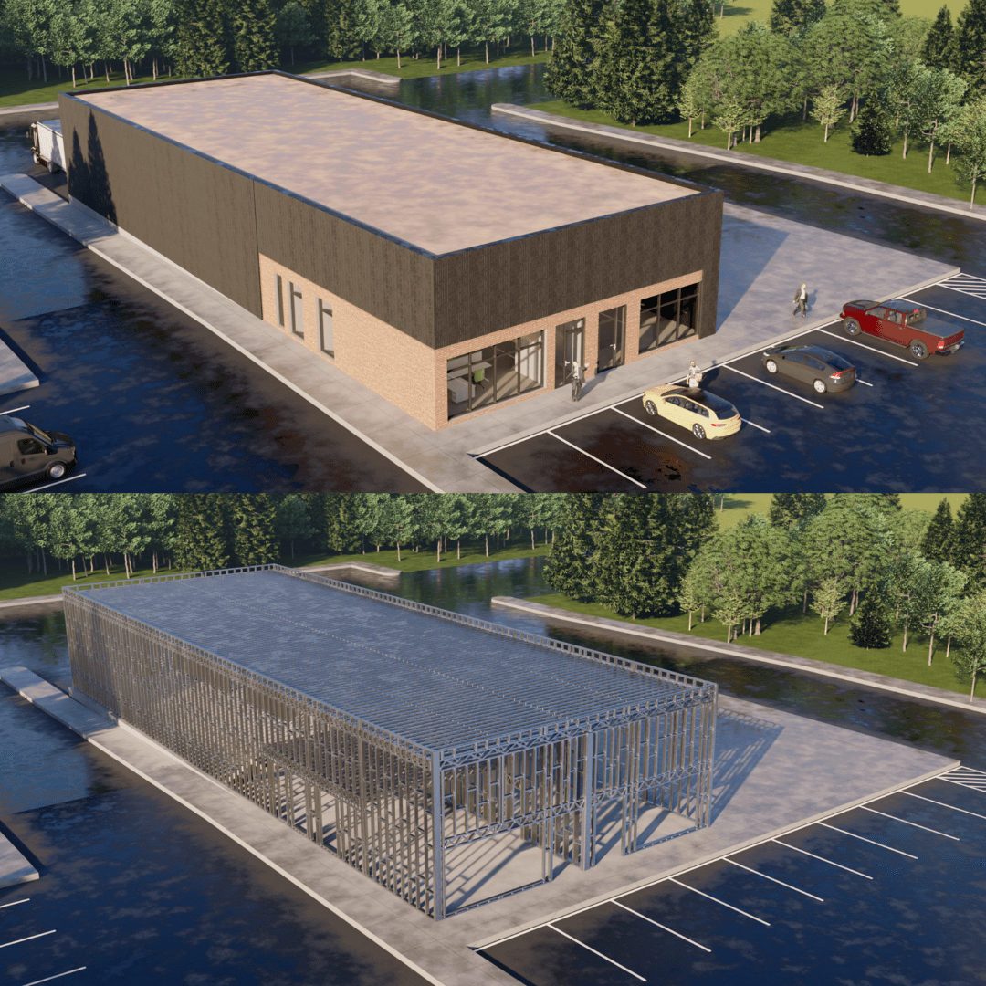 Édifice industriel - 7,143 pi² - Hauteur du plafond de 20 pi – Eco ...