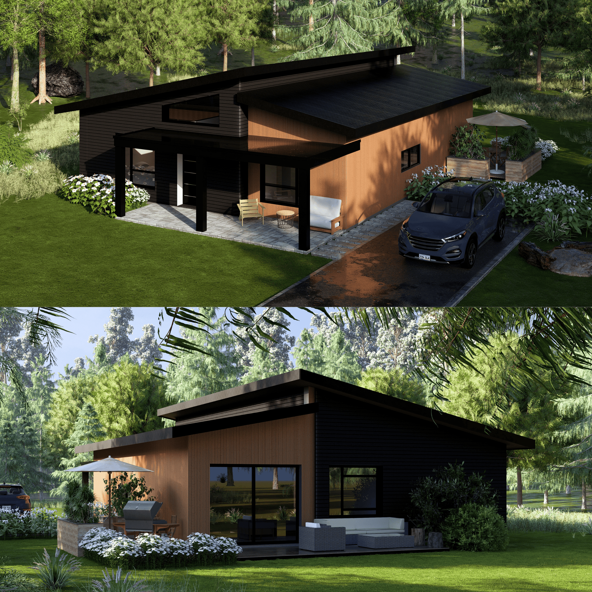 Innovative Living Design Le Pinede - Single Family Bungalow - 1400 ft2 - 2 Bedrooms