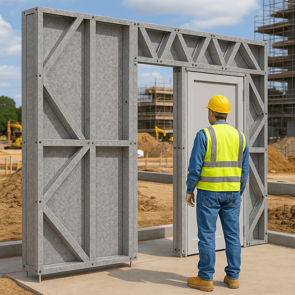 Innovative Living Design Modular Wall with Door