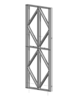 Innovative Living Design Modular Wall Panel - 3x8ft - 16" double studs spacing - Ga. 20, Grade 50 Galvanized Steel
