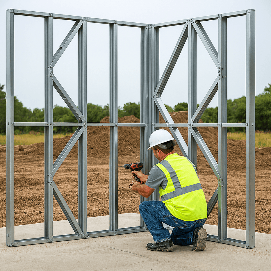 Modular Wall Panel Section Modular Wall Panel-1x8ft-16