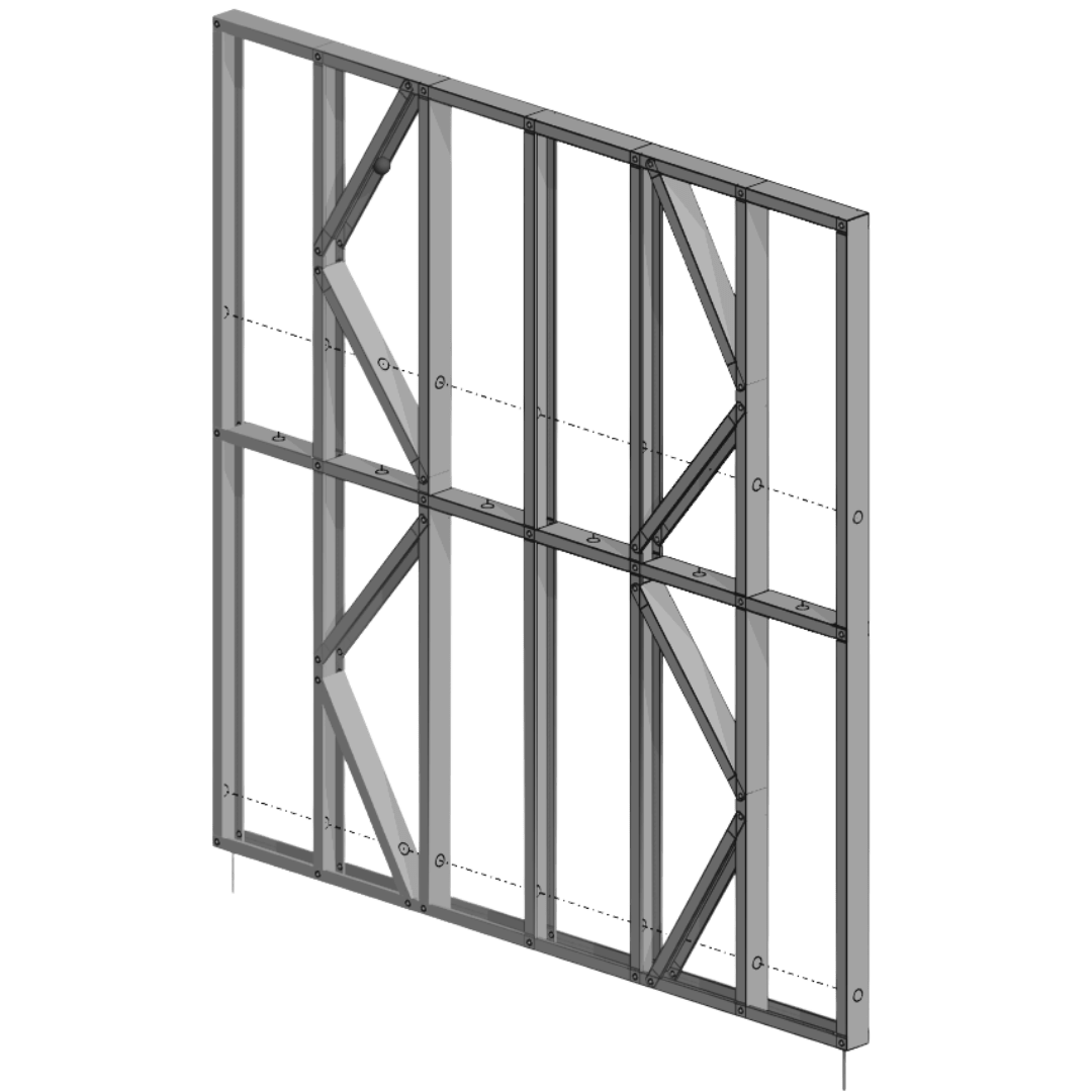 Innovative Living Design Modular Wall Panel - 8x8ft