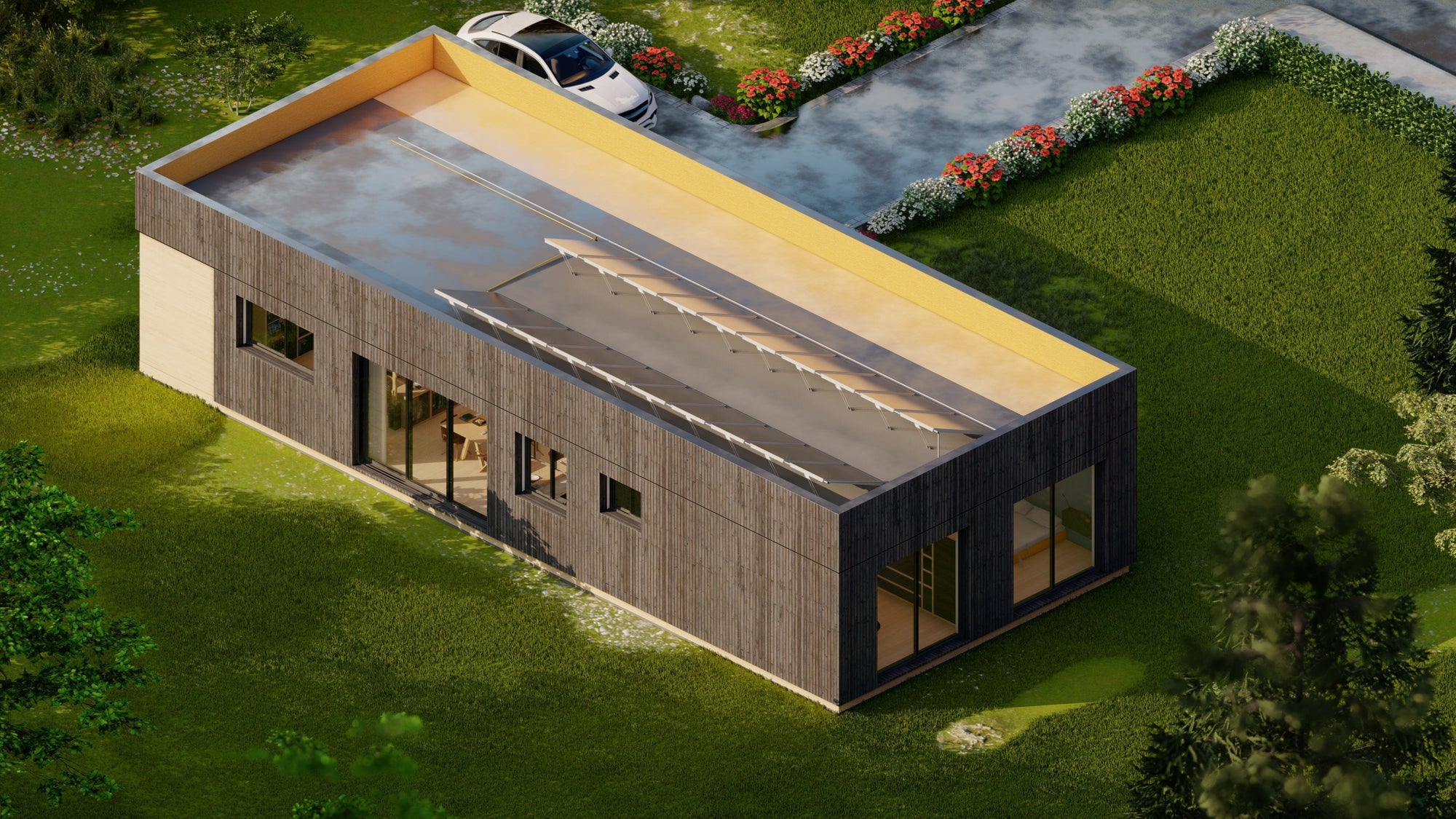 Innovative Living Design Single Family Home - 1929 ft² - 2 Bedrooms Bangalow