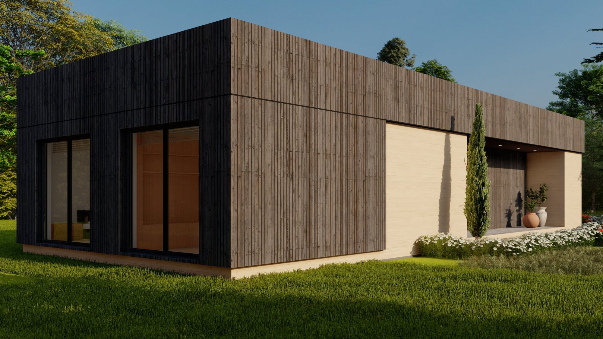 Innovative Living Design Single Family Home - 1929 ft² - 2 Bedrooms Bangalow