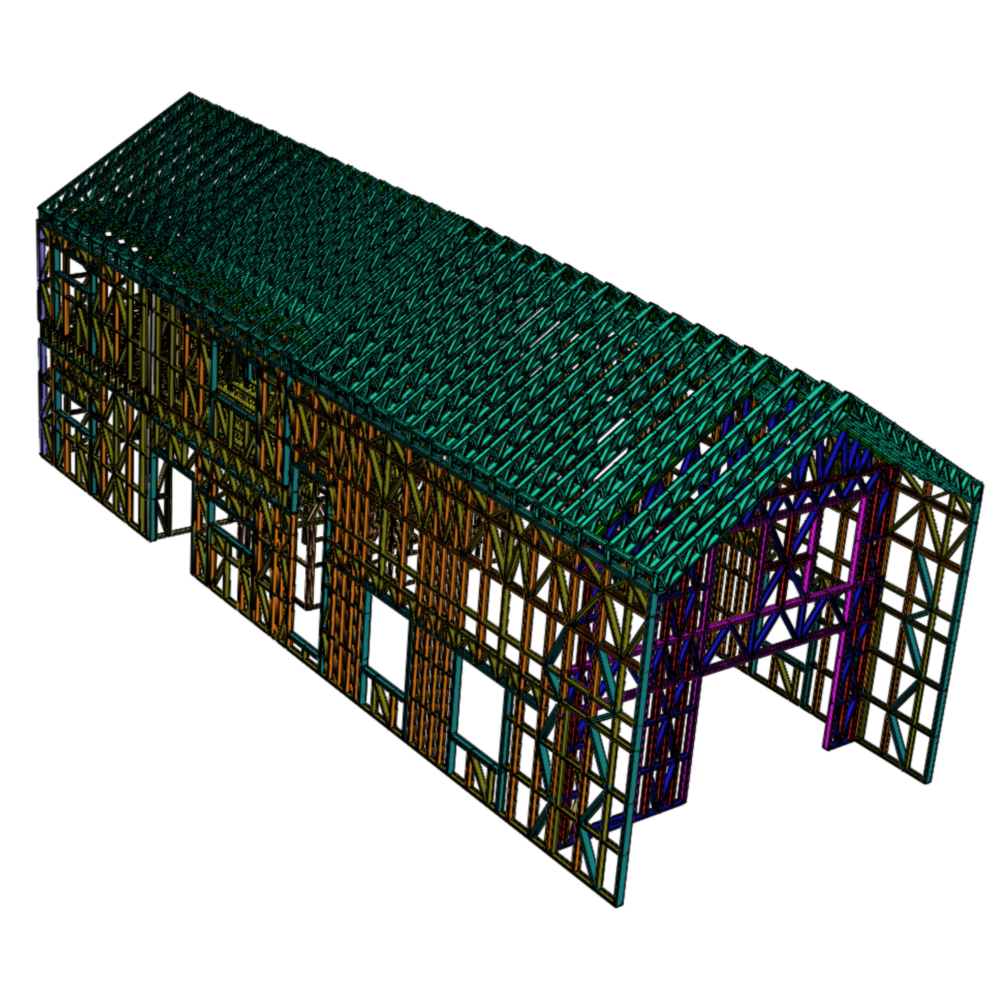 Innovative Living Design Single Family Home - 2583 ft² - 3 Bedrooms Nordic Style Cottage