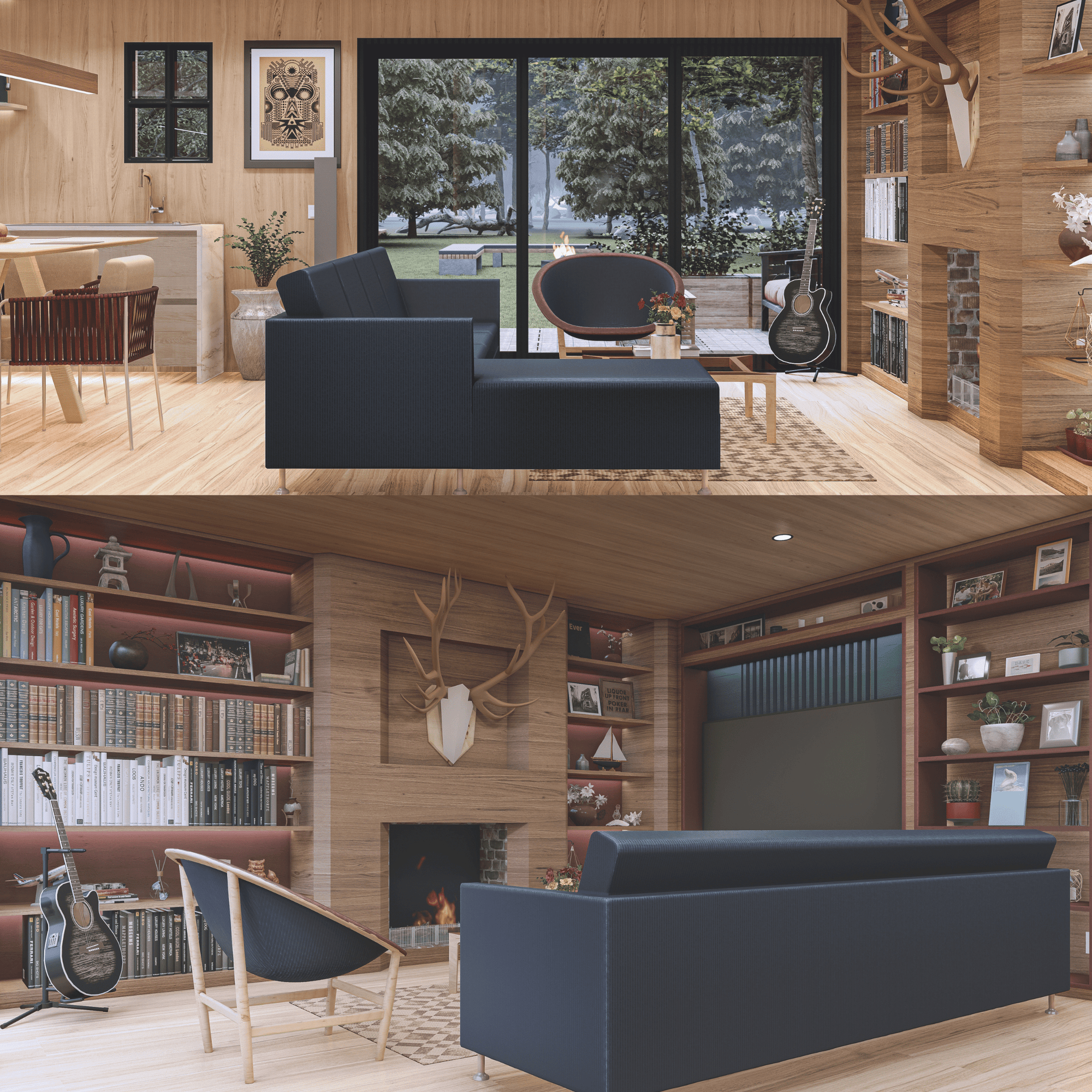 Innovative Living Design Single Family Home - 968 ft² - 3 Bedrooms Bungalow