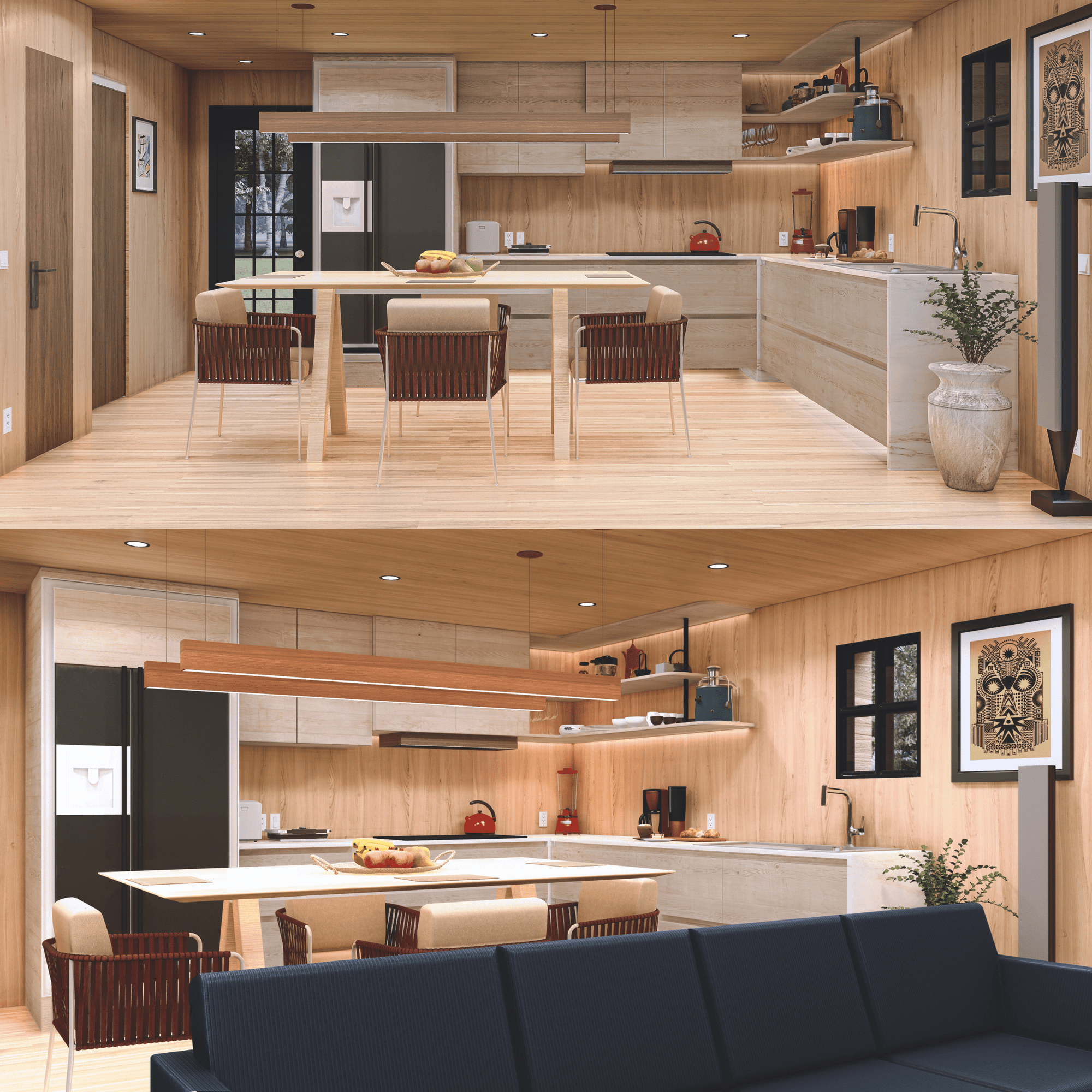 Innovative Living Design Single Family Home - 968 ft² - 3 Bedrooms Bungalow