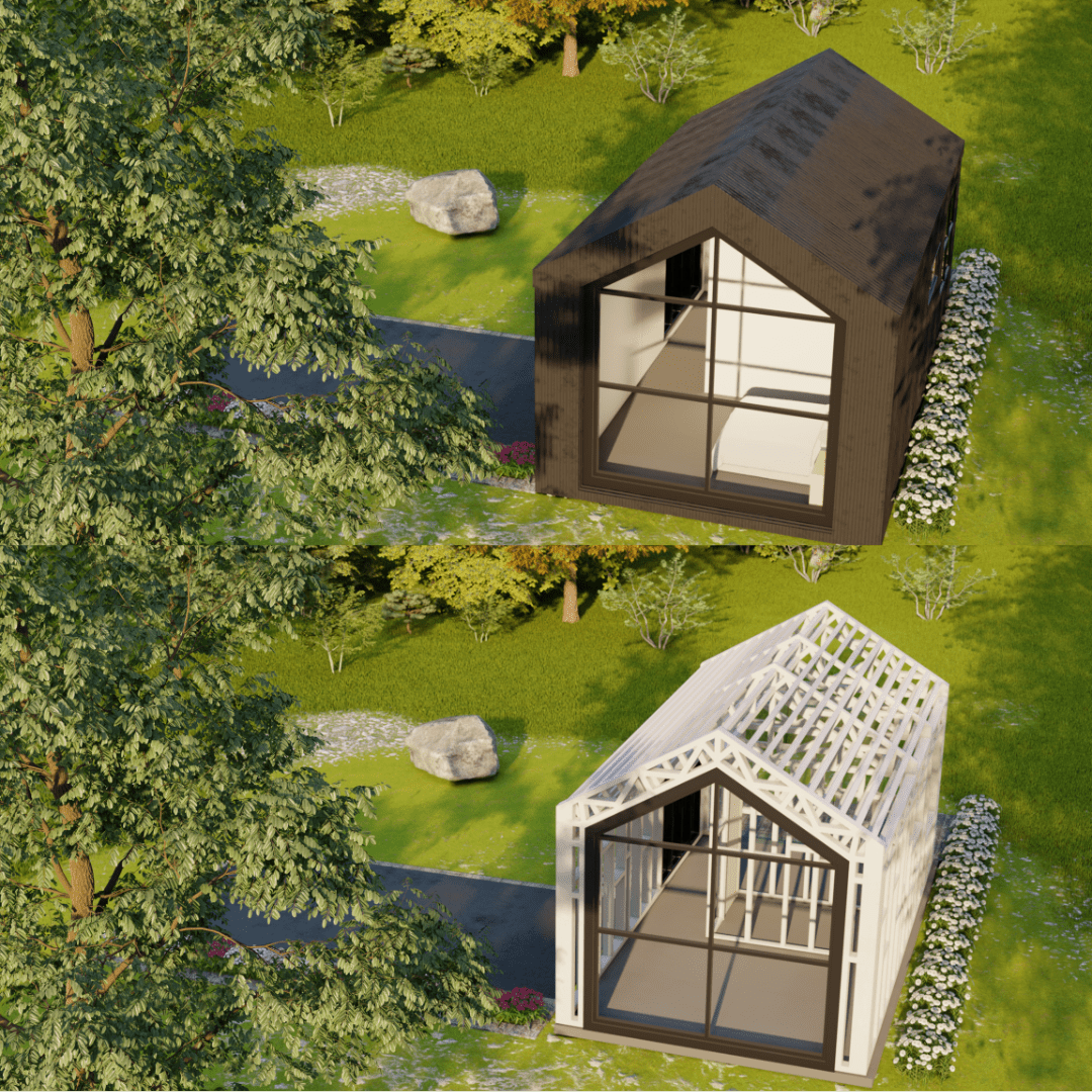 Innovative Living Design Tiny Home - 367 ft² - 1 Bedroom Bangalow